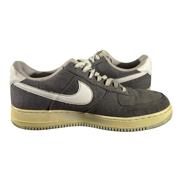 Nike Air Force 1 Low Recycled Canvas Men’s Size 11.5 Iron Grey CN0866-002 - Picture 7 of 8